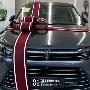 交车仪式用品蝴蝶结大红花汽车4s店展厅布置新交提车蝴蝶结装饰花