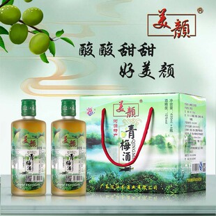 广东河源特产过江龙美颜青梅酒450ml*6瓶发酵果酒自酿酸梅子清酒