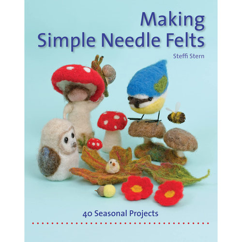 现货 Making Simple Needle Felts 初学者羊毛毡简易作品 英文书