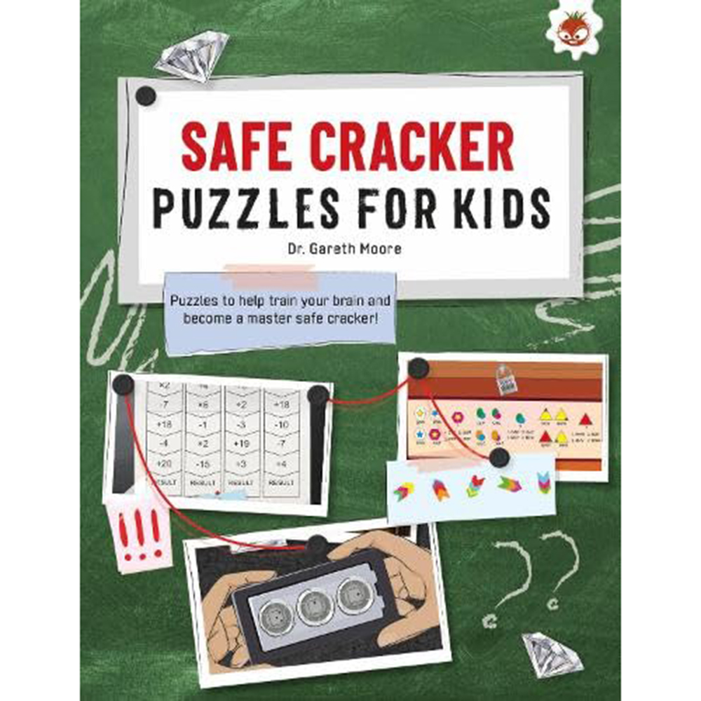 现货 SAFE CRACKER PUZZLES FOR KIDS PUZZLES FOR KIDS 破解谜题原版进口图书