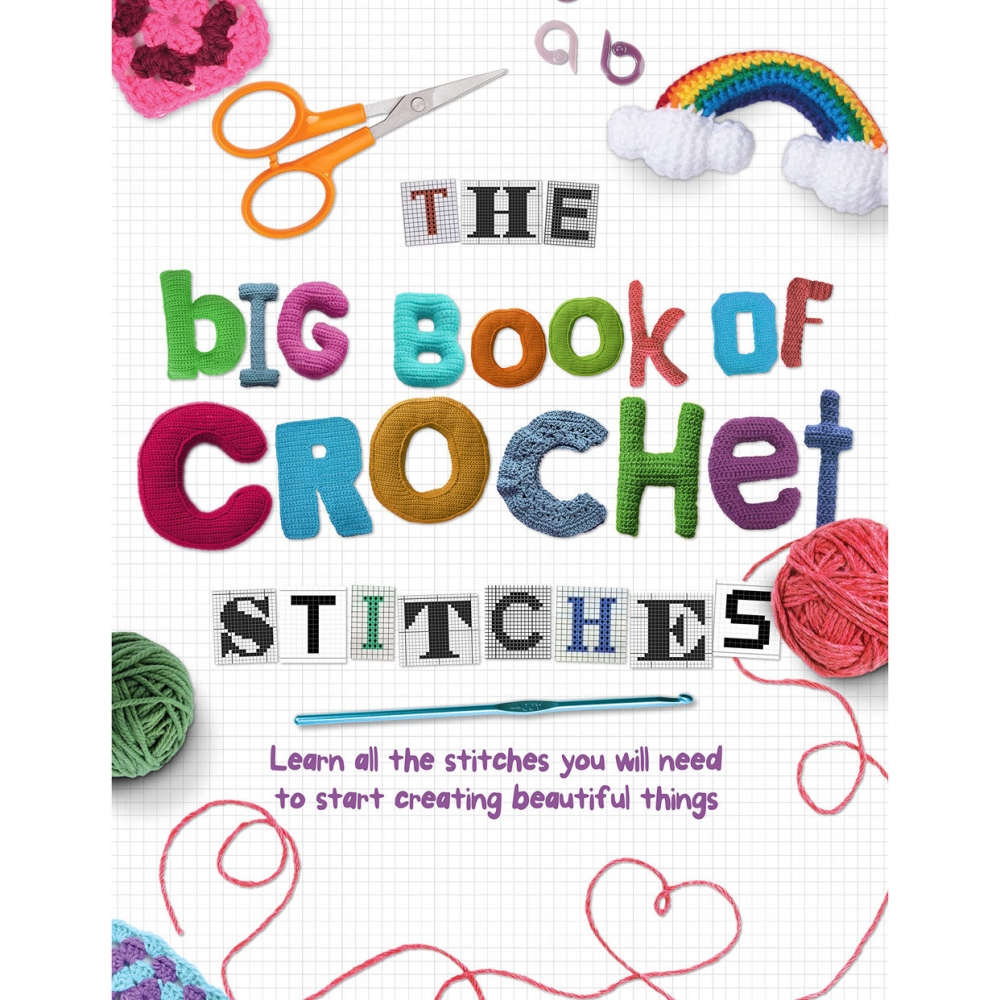 现货 The Big Book of Crochet Stitches 手工钩针编织基本技术书 英文 原版进口图书