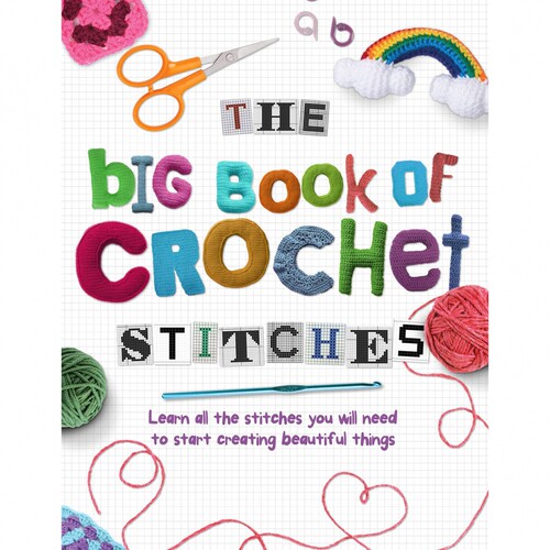 现货 The Big Book of Crochet Stitches 手工钩针编织基本技术书 英文 原版进口图书