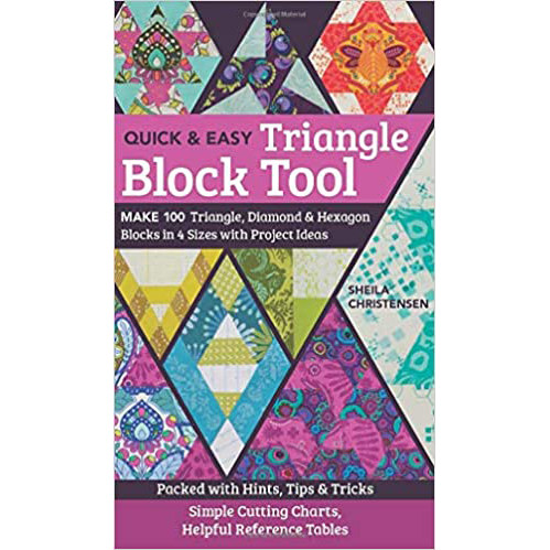 现货 Quick & Easy Triangle Block Tool 绗缝几何图案拼布手工书 英文