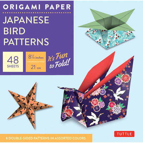 现货 Origami Paper Japanese Bird Patterns 日本鸟类图案折纸书原版进口图书