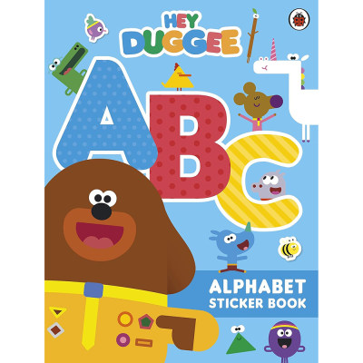 现货 Hey Duggee: ABC: Alphabet Sticker Book 字母贴纸书 英文原版进口图书