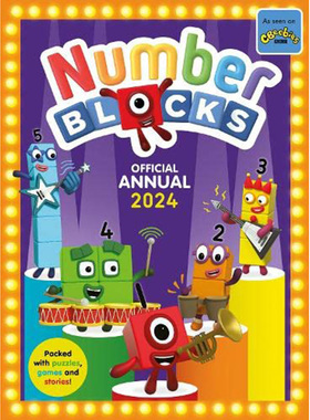 现货 Numberblocks Annual 2024年 英国BBC数字积木官方图书 4岁+学龄前儿童英文启蒙 幼儿数学启发 BAFTA获奖电视节目CBeebies