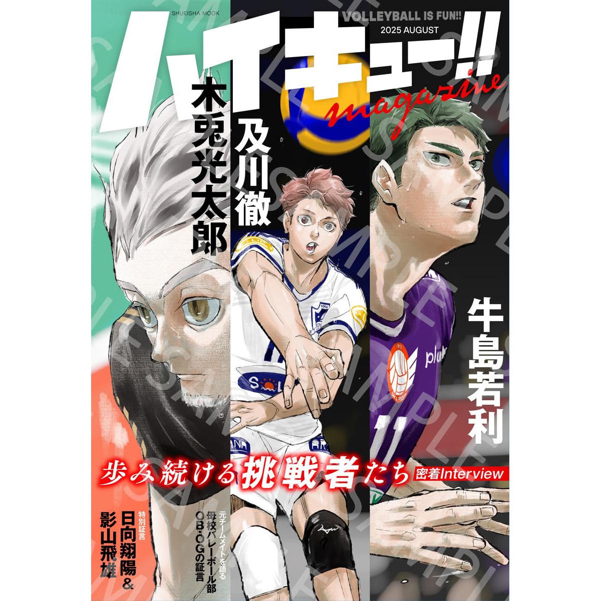 现货 日本排球少年ハイキュー!! magazine 2025 AUGUST 8 月 第2弾 古馆春一 日文 原版进口图书