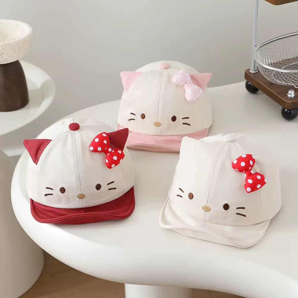 女宝宝软檐帽子婴幼儿鸭舌帽春夏天薄款可调节1岁2女孩遮阳鸭舌帽