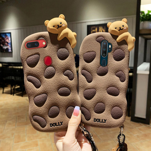 oppo饼干熊立体卡通壳