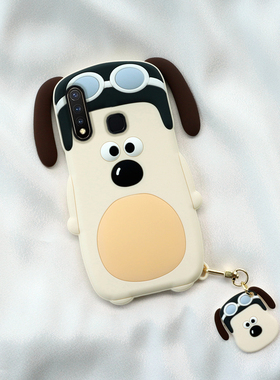 立体掌门狗vivo y7s手机壳y5s可爱y3卡通z5i加厚u3x防摔x27全包x23保护x21软硅胶套x20个性x9女y97新款y93y85