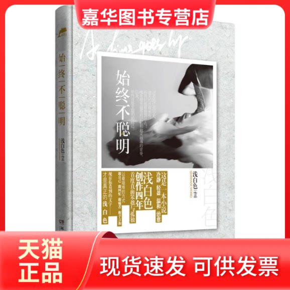 【正版现货】 始终不聪明 浅白色 湖南文艺出版社