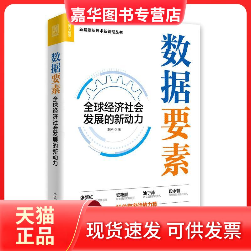 【正版现货】 数据要素 全球经济社会发展的新动力 赵刚 著 人民邮电出版社