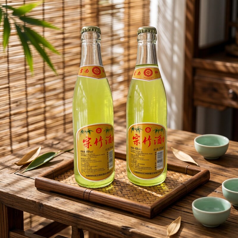 云南师宗五龙裕宗竹酒48度360毫升市级非物质文化遗产酒酿造技艺