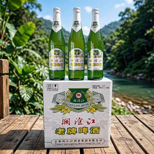 澜沧江啤酒4.1度580ml