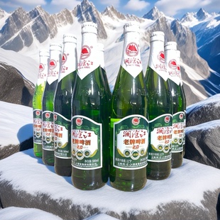 云南临沧云县澜沧江老牌啤酒原麦汁浓度12°P绿标580ml*2瓶优级