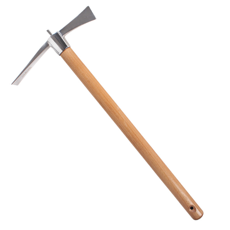 不锈钢小锄头洋镐户外挖土家用种菜修造镐斧挖笋神器农用工具大全