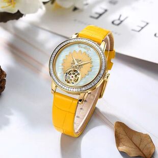 梵高手表女表时尚潮流女士腕表防水夜光全自动机械表