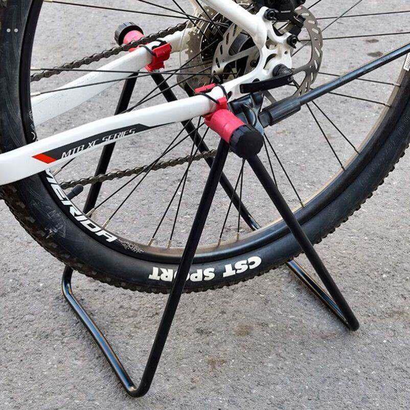 自行车停车架山地单车停放脚撑支架撑脚架室内修理支架维修架