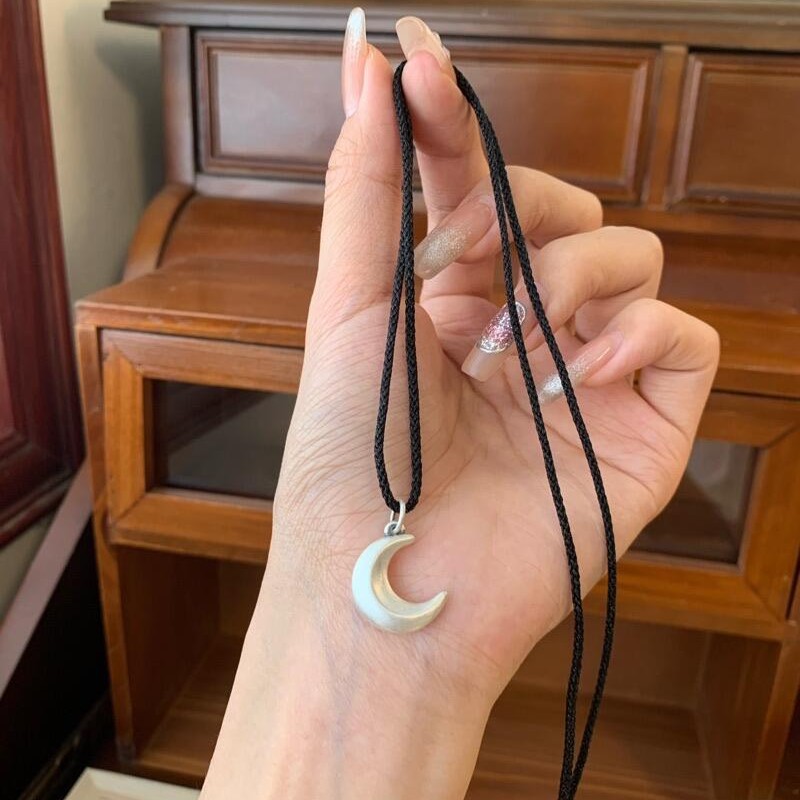 足银S999白月光项链女