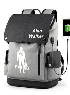 2025新款Alan Walker双肩包艾伦沃克书包faded同款学生周边双肩背