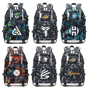 2025库里书包科比詹姆斯字母哥东契奇罗斯艾弗森麦迪欧文学生双肩