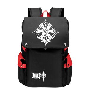 2024骑士团可莉 芭芭拉原神游戏标志周边中小学生书包双肩背包盖