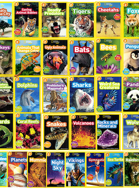 美国国家地理英文版 分级阅读2阶段 National Geographic Level2 英文原版绘本 幼儿童科普百科系列英语认知启蒙读物 国家地理低幼