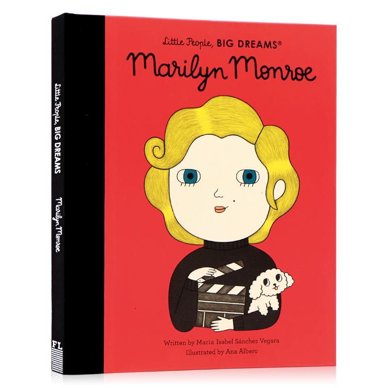小人物大梦想 玛丽莲梦露 电影明星 英文原版绘本Little People Big Dreams Marilyn Monroe女孩篇 儿童英语启蒙励志名人传记精装