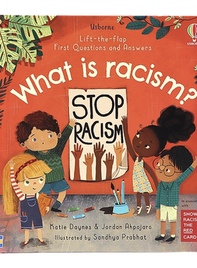 Usborne问与答科普翻翻书 Lift-The-Flap What is Racism 英文原版绘本 树立正确观念 儿童启蒙绘本 尤斯伯恩问答系列 精装纸板书