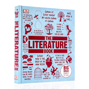 Literature Ideas 英文原版 Simply 文学作品青少年课外阅读全彩精装 图文解读经典 The Explained Big 现货DK文学百科全书 Book