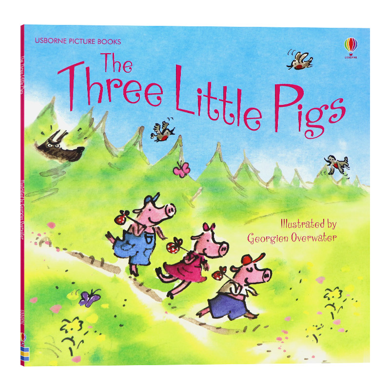 usborne 三只小猪 英文原版绘本 the three little pigs 2-4岁儿童
