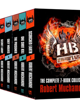 亨德森的孩子们1-7册盒装英文原版 Henderson's Boys 1-7学生课外阅读提升桥梁书章节书 6-9岁进口英语读物Robert Muchamore著作