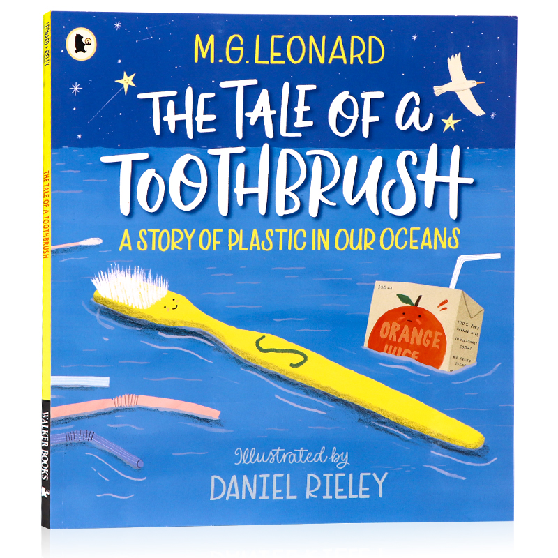 牙刷的故事 英文原版绘本The Tale of a Toothbrush环保主题 海洋中的塑料制品 儿童英语启蒙认知亲子图画故事书平装M. G. Leonard