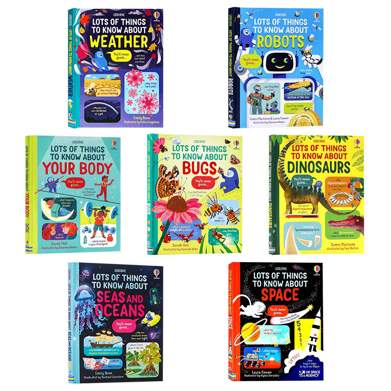 Usborne科普绘本7册英文原版