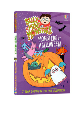 Usborne出品 比利和迷你怪兽 小怪兽的万圣节 英文原版 Billy and the Mini Monsters Monsters at Halloween全彩儿童桥梁章节书