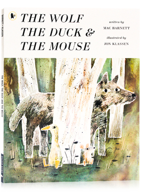 野狼的肚子我的家 The Wolf, the Duck and the Mouse 英文原版 获奖绘本 幽默趣味故事图画书 Mac Barnett Jon Klassen 名家绘本