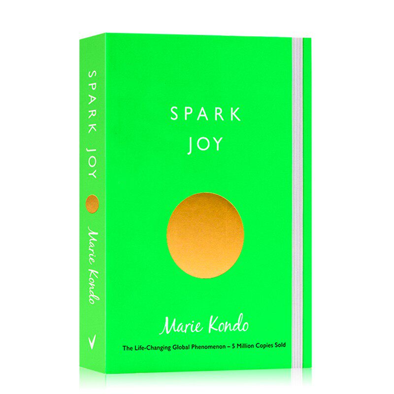 怦然心动Spark Joy 英文原版进口图书 生活习惯家居生活 怦然心动的人生整理法则同作者 整洁女王Marie Kondo 藤麻理惠