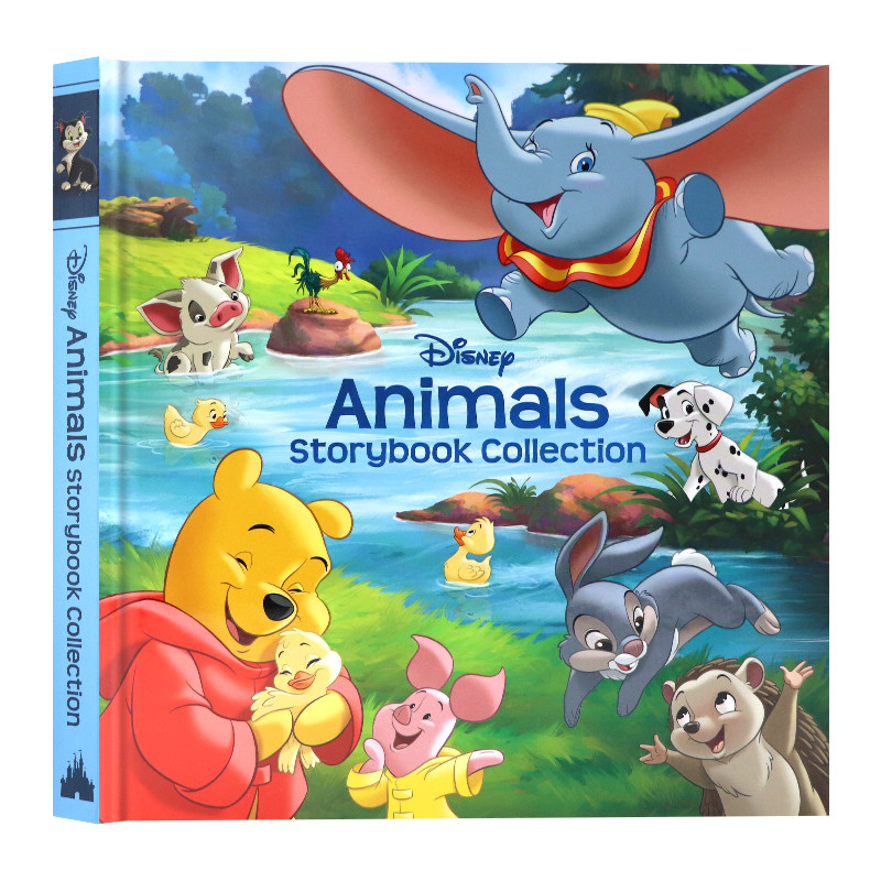 迪士尼动物故事集 英文原版绘本 Disney Animals Storybook Collection 含18个故事合辑精装 亲子睡前晚安读物 经典迪士尼童话故事