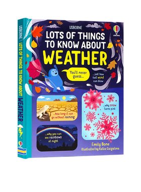 Usborne出品 关于天气你所需要知道的那些事 英文原版 Lots of Things to Know About Weather天气知识百科全书青少年课外读物精装