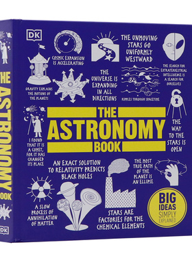 DK 天文学百科 英文原版 The Astronomy Book: Big Ideas Simply Explained 天文学科普百科全书 全彩图解精装大开 人类的思想百科