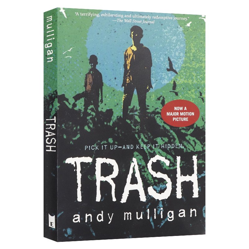 拾金男孩 垃圾男孩 英文原版 Trash 在黑暗的地方 实现伟大的梦想 青少年小说 安迪•穆里根 儿童课外英语读物   Andy Mulligan