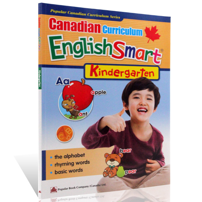 加拿大课程English SmartKindergarten 英语学习练习册 Canadian Curriculum 学前教育 幼儿园 单词学习