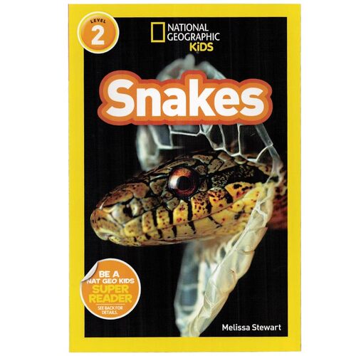 英文原版绘本National Geographic Kids Level2:Snkes 国家地理分级阅读 少儿科普百科英语童书