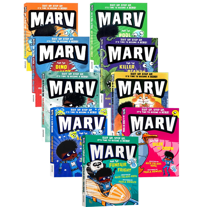 牛津出版马文9册英文原版小说