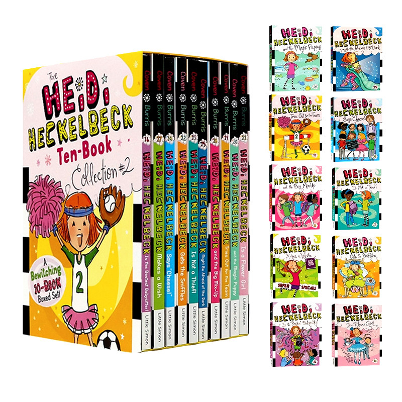 小女巫海蒂11-20册 英文原版小说 The Heidi Heckelbeck Ten Book Collection 儿童校园故事幽默逗趣 Wanda Coven 桥梁章节书