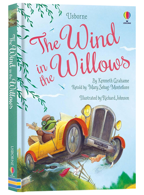 Usborne出品 柳林风声英文原版章节书 Wind in the Willows 经典儿童文学全彩插图书进口英语书籍精装版Mary Sebag-Montefiore著作