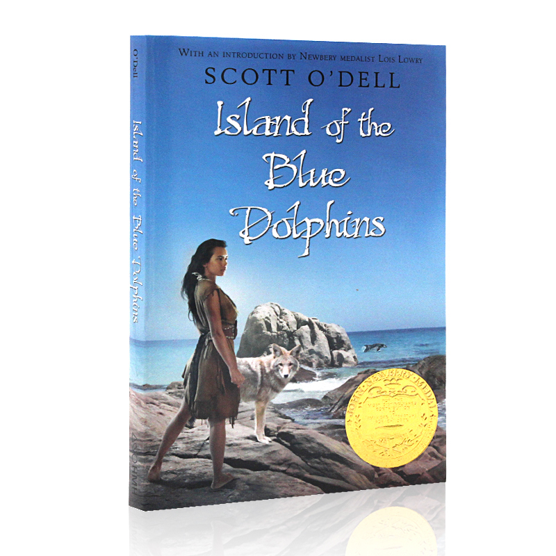 英文原版 蓝色海豚岛 英文原版 island of the blue dolphins 纽伯瑞