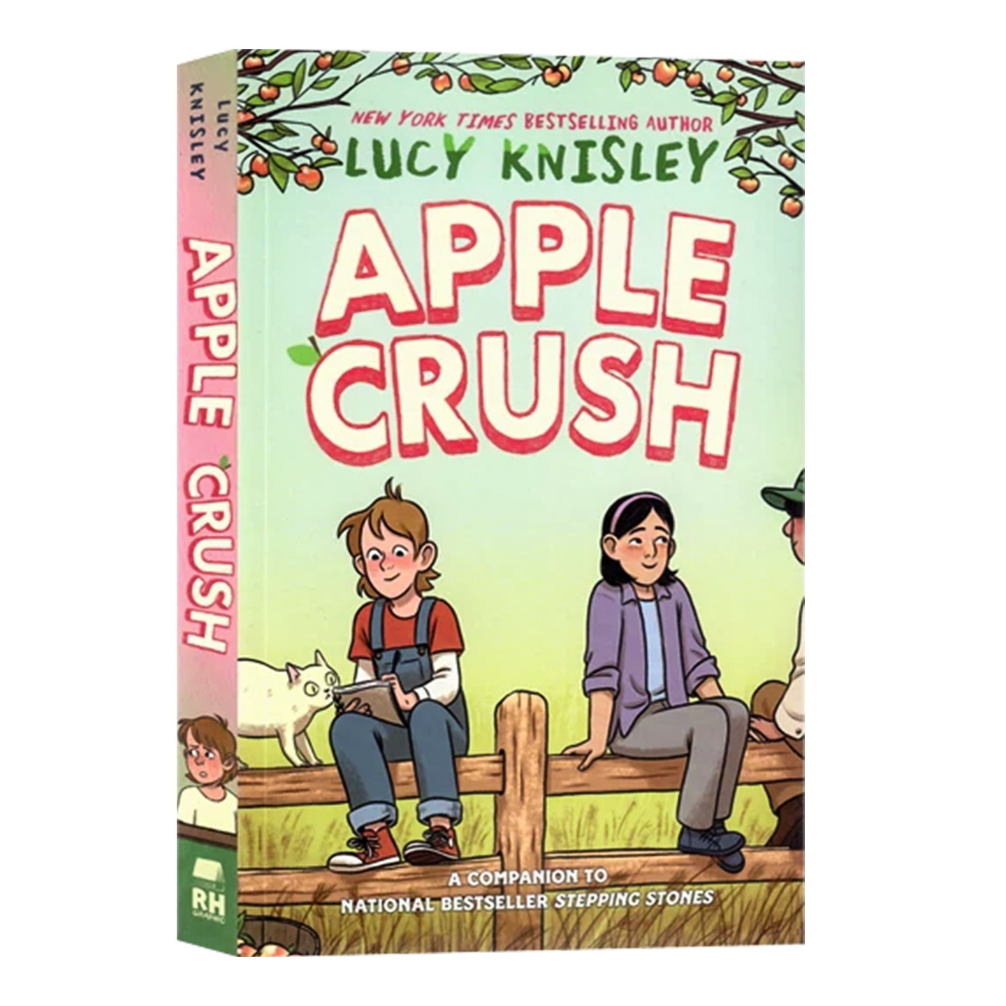 豌豆农场系列2苹果心事英文原版 Apple Crush 儿童课外全彩漫画读物 青春期成长社交故事 纽约时报畅销作者 Lucy Knisley平装
