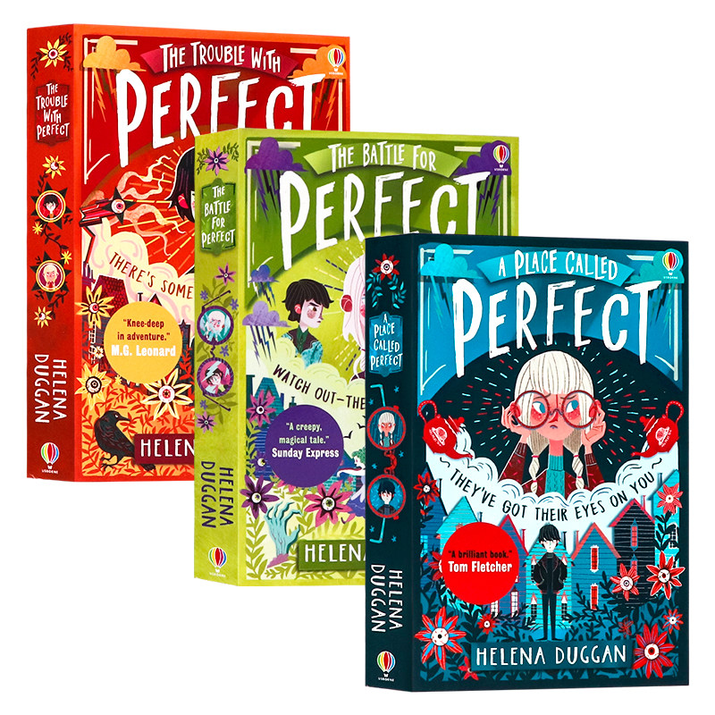 Usborne出品 奇幻魔法冒险3册 英文原版 A Place Called Perfect 儿童章节桥梁小说 培养同理心与包容力 教会孩子接纳不完美 平装