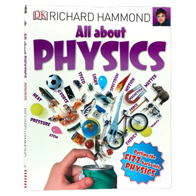 DK 关于物理 All About Physics 英文原版儿童物理学科普百科书籍青少年中小学生STEAM与百科思维训练拓展力学科学科普有趣的科学